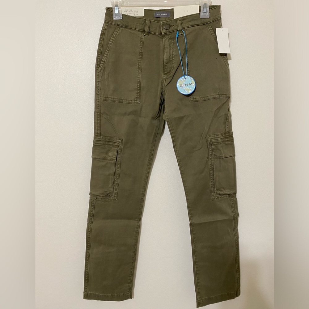 NEW Slim Fit Cargo Pants, Kids & Toddlers, Green